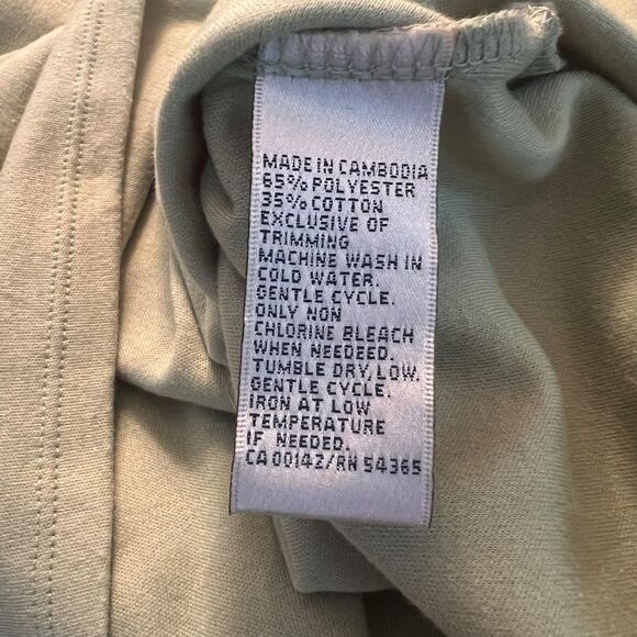 3 for $30! Allison Daley green short sleeve shirt - Picture 4 of 6